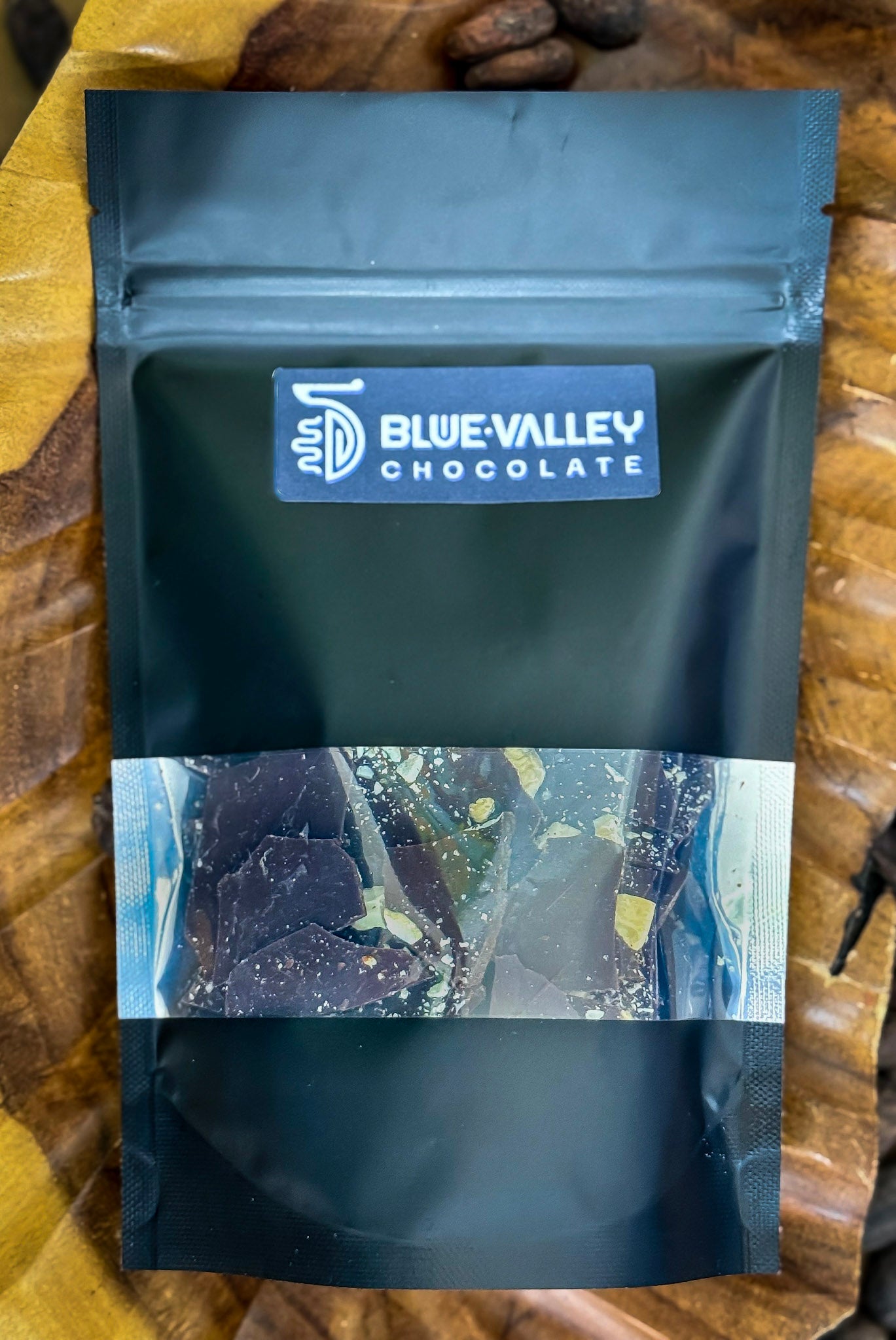 70% Dark Chocolate Protein Bark with Cashews, Chan Seed & Himalayan Salt