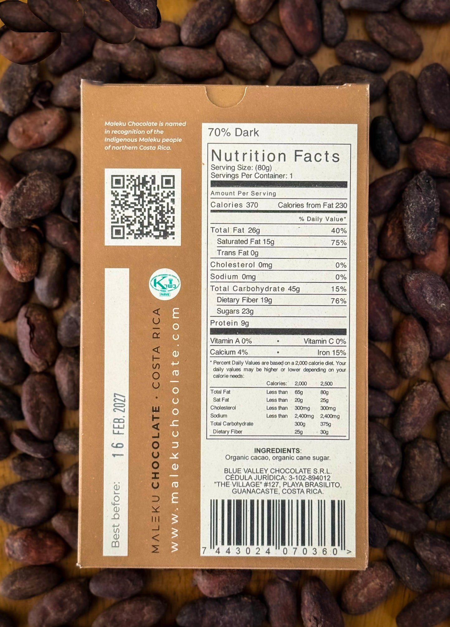 70% Dark Chocolate