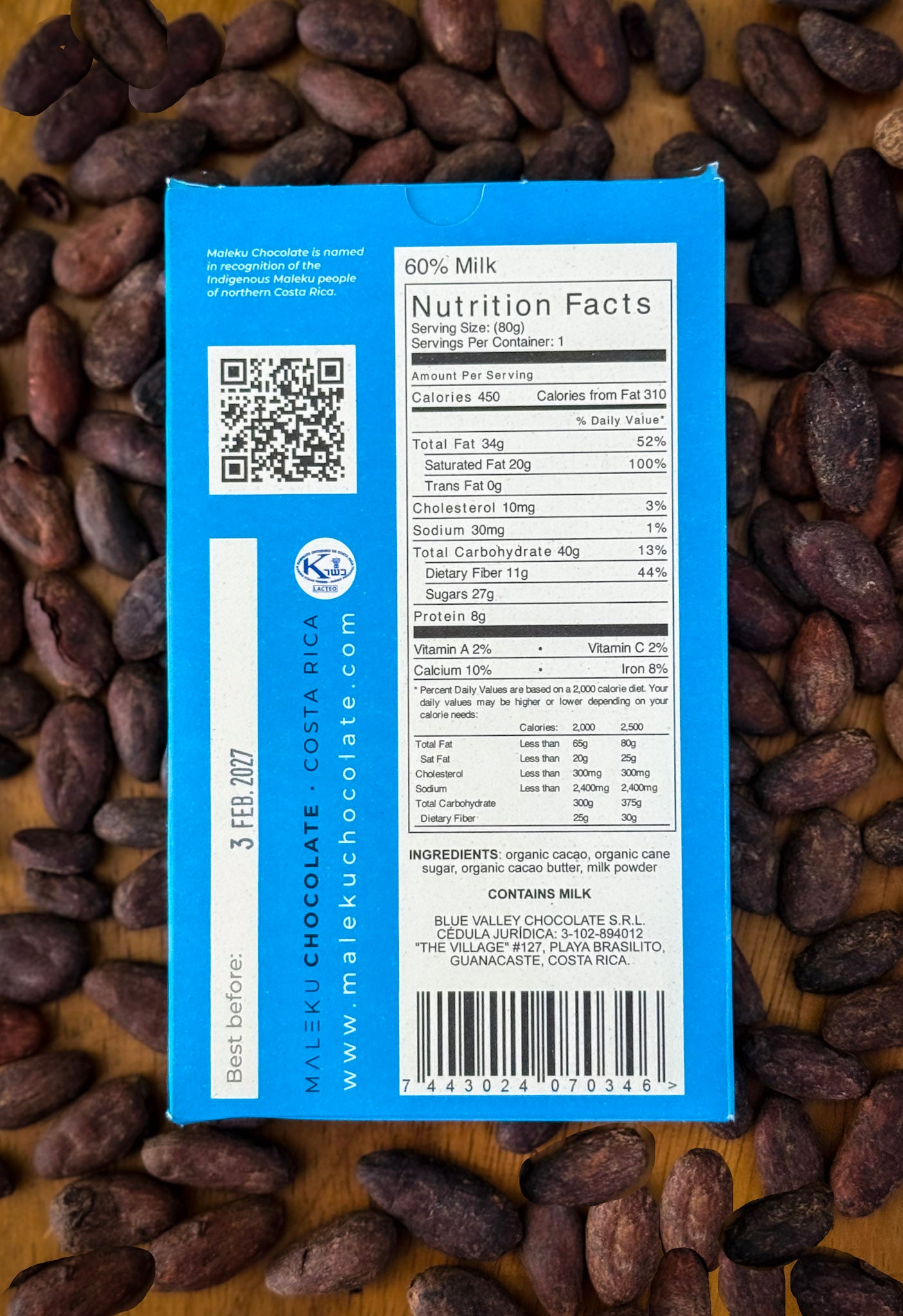60% Milk Chocolate