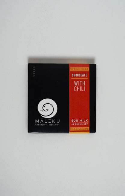 60% Milk Chocolate with Chili