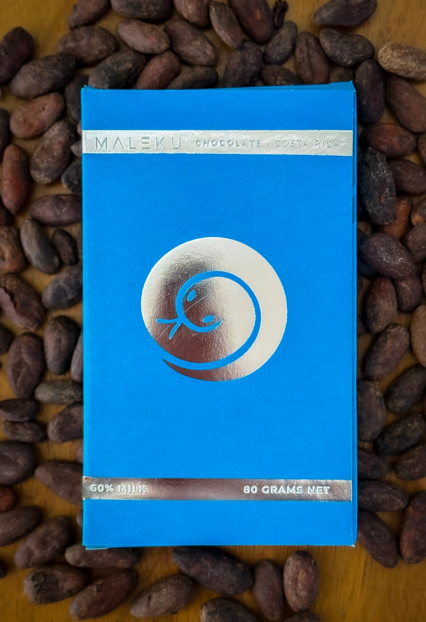 Blue Valley 60% milk chocolate bar from Costa Rica
