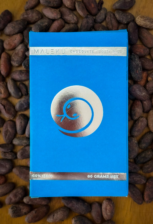 Blue Valley 60% milk chocolate bar from Costa Rica